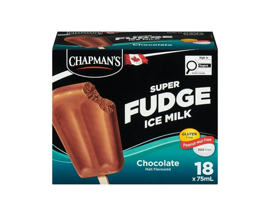 Chapman's Super Fudge Ice Milk Bars in a Box - 75 mL