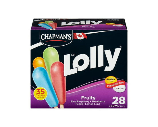 Chapman's Low Calorie Fruity Li'l Lolly in a Box - 50 mL
