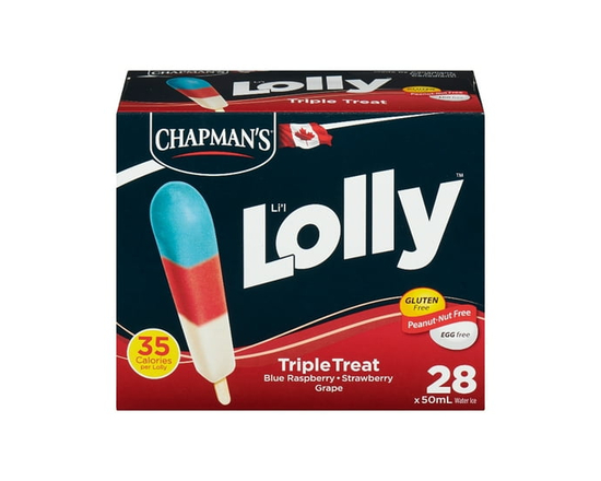 Chapman's Low Calorie Triple Treat Li'l Lolly in a Box - 50 mL