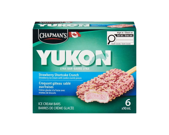 Chapman's Yukon Lynx Strawberry Shortcake Crunch in a Box - 90 mL