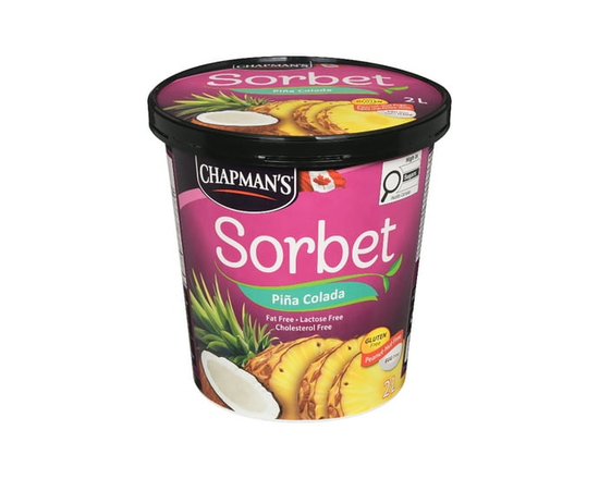 Chapman's Piña Colada Sorbet in a Tub - 2L