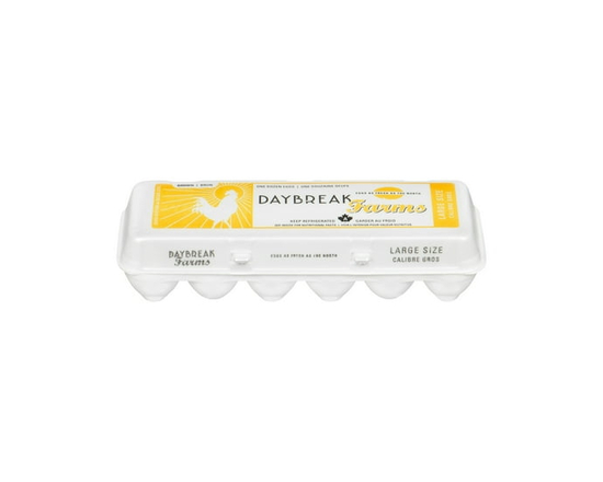 Daybreak Farms Large Brown 12 Eggs - L