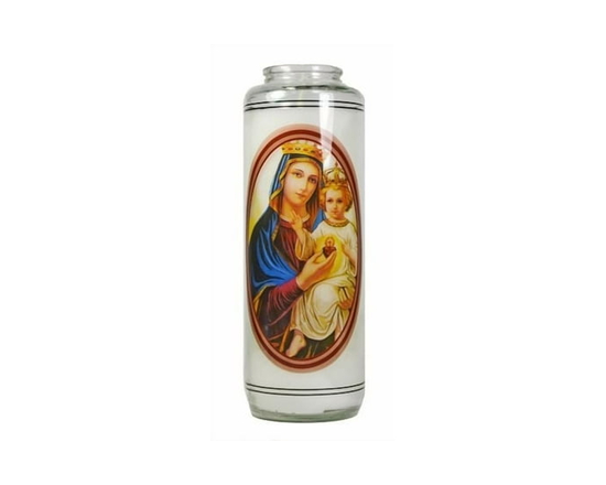 8" Religious Candle - Mary