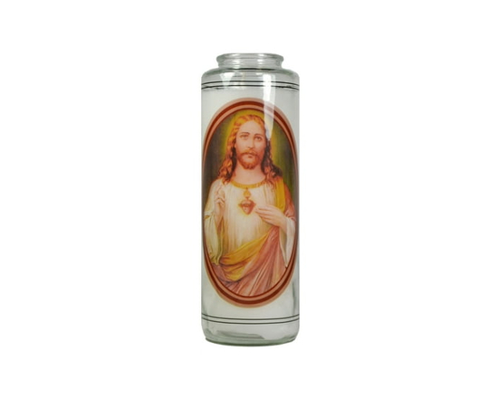 8" Religious Candle - Jesus