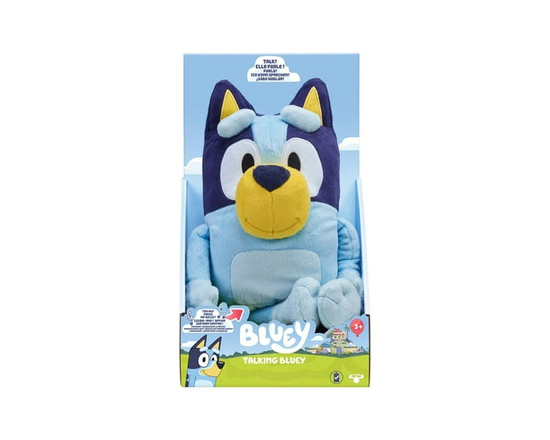 Bluey's Talking Bluey Plush (Blue)