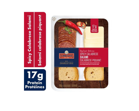 Schneiders Dry Cured Spicy Calabrese Salami Snack Kit