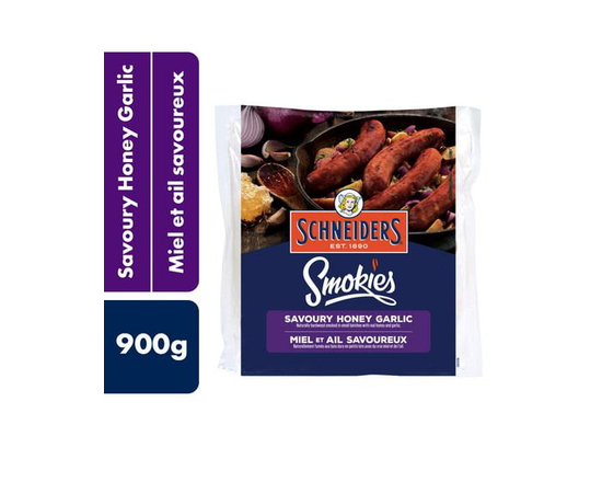 Saucisson fumé au miel et à lail Smokies Schneiders
