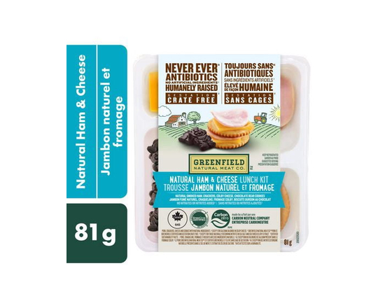 Greenfield Natural Meat Co Natural Ham & Cheese Lunch Kit