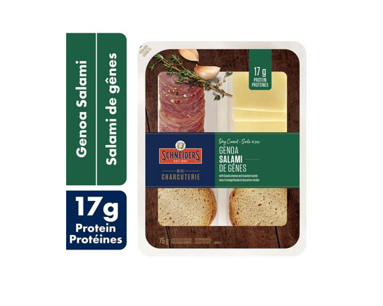 Schneiders Dry Cured Genoa Salami Snack Kit