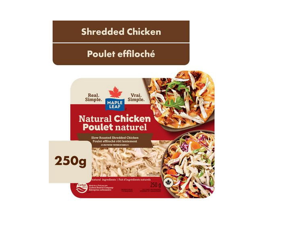 Poulet naturel déchiqueté Maple Leaf