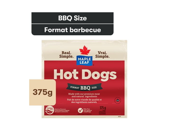 Maple Leaf BBQ Format Gluten Free Wieners