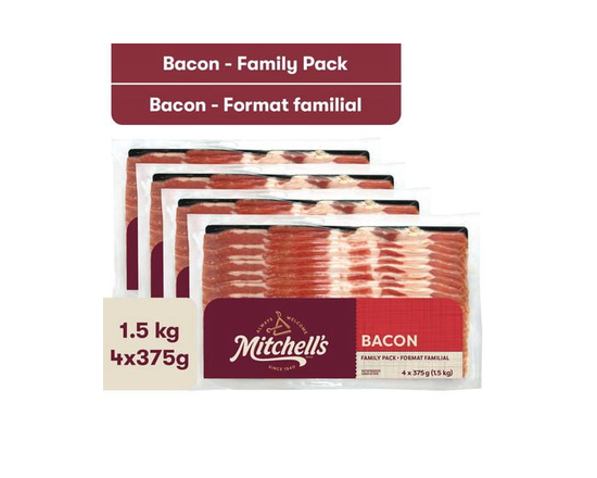 Mitchells Gourmet Foods Family Pack Bacon