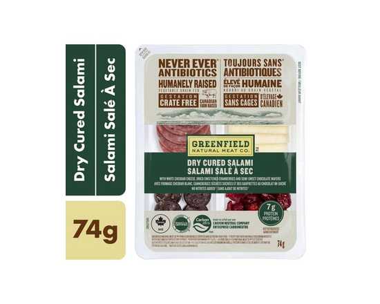 Greenfield Natural Meat Co Dry Cured Salami Snack Kit