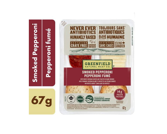 Trousse-collation de pepperoni fumé Greenfield Natural Meat Co