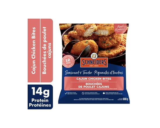 Schneiders Cajun Chicken Bites, 600 g