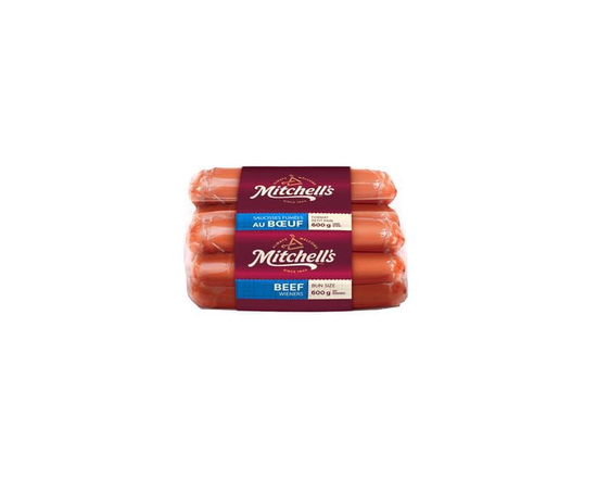 Mitchells Gourmet Foods Bun Size Beef Wieners