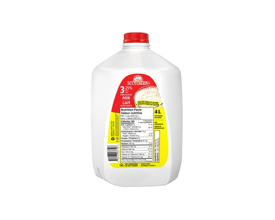 Scotsburn 3.25% Homogenized Milk - 4 L