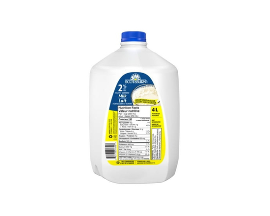 Scotsburn 2% Partly Skimmed Milk - 4 L