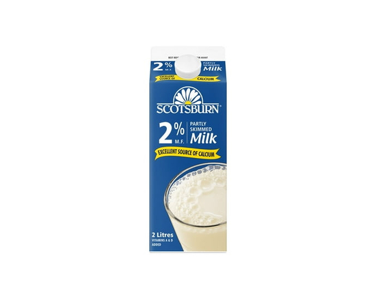 Scotsburn 2% Partly Skimmed Milk - 2 Litres