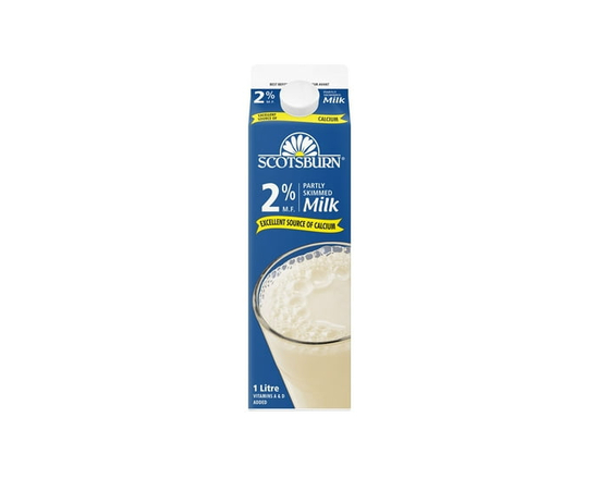 Scotsburn 2% Partly Skimmed Milk - 1 Litre