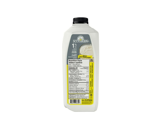 Scotsburn 1% Partly Skimmed Milk - 2 L