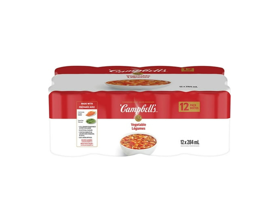 Campbell's® Condensed Vegetable Soup, Shelf Stable (12 x 284 ml) - 12 x 284 mL