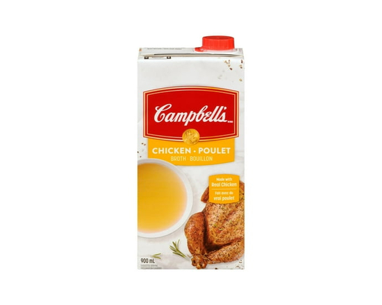 Campbell's® Ready to Use Chicken Broth, Shelf Stable - 900 mL