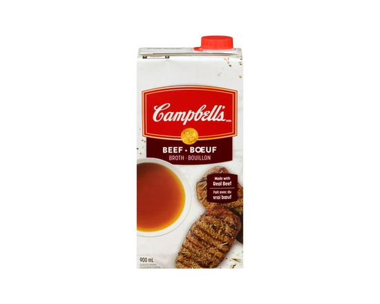 Campbell's® Bouillon de Boeuf Prêt à Utiliser, Stable à la Tablette - 900 ml