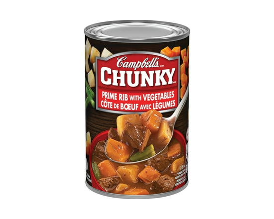 Campbell's® Chunky® Prime Rib with Vegetables Ready to Serve Soup, Shelf Stable - 515 mL