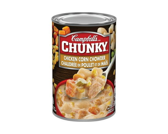 Campbell's® Chunky® Chicken Corn Chowder Ready to Serve Soup, Shelf Stable - 515 mL