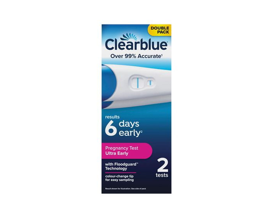 Clearblue Ultra Early Pregnancy Test Kit, Early Detection at Home Pregnancy Test, 2 Tests