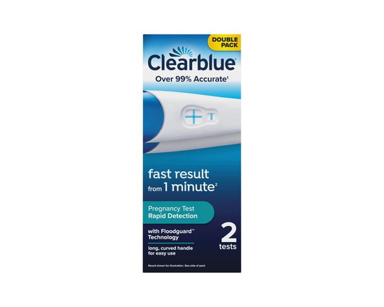 Clearblue Rapid Detection Pregnancy Test Kit, Home Pregnancy Test, 2 Tests