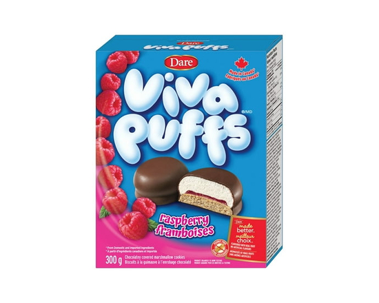 Viva Puffs Raspberry Cookies, Dare - 300 g