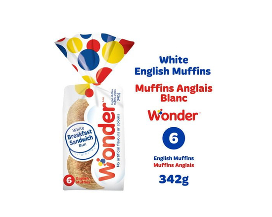 Wonder White English Muffins