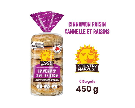 Country Harvest Cinnamon Raisin Bagel