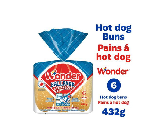 Wonder Ball Park Classic Hot Dog Buns