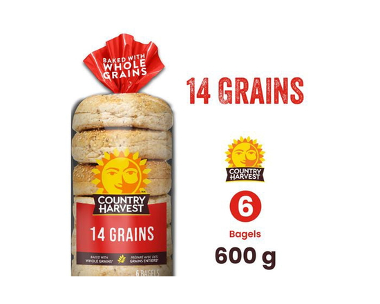 Country Harvest 14 Grain Bagels