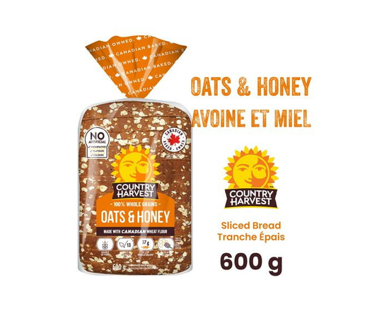 Country Harvest Oats and Honey Sliced Bread