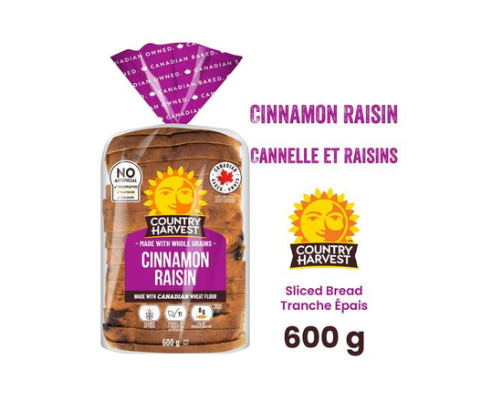 Country Harvest Cinnamon Raisin Bread