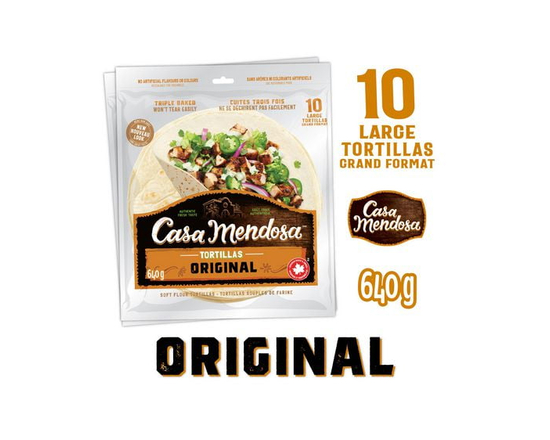 Casa Mendosa Original 10" Large Tortillas