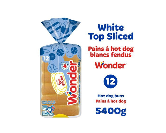 Wonder® White Topslice Hotdog Buns