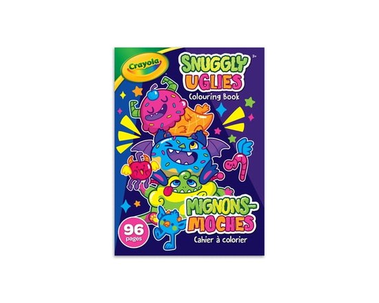 Crayola 96 Page Colouring Book, Snuggly Uglies
