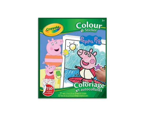 Crayola Colour & Sticker, Peppa Pig