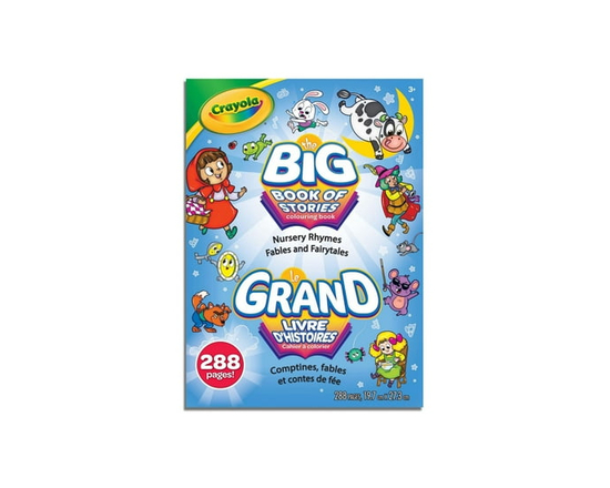 Crayola Big Book of Stories Colouring Book, 288 Pages