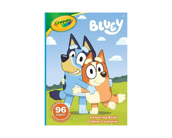 Crayola 96 Page Colouring Book, Bluey