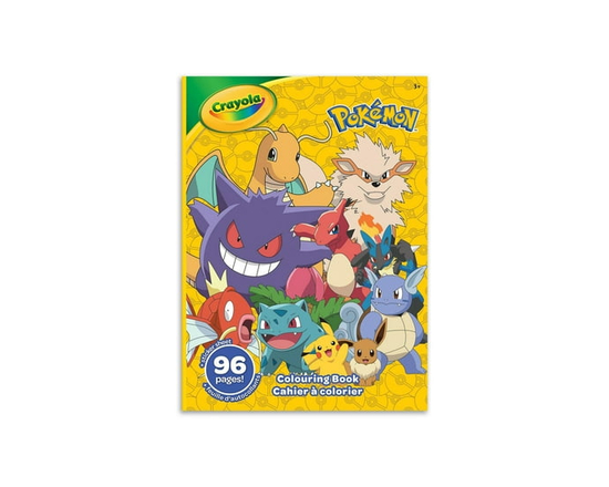Crayola 96 Page Colouring Book, Pokémon