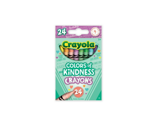 Crayola Colors of Kindness Crayons, 24 Count