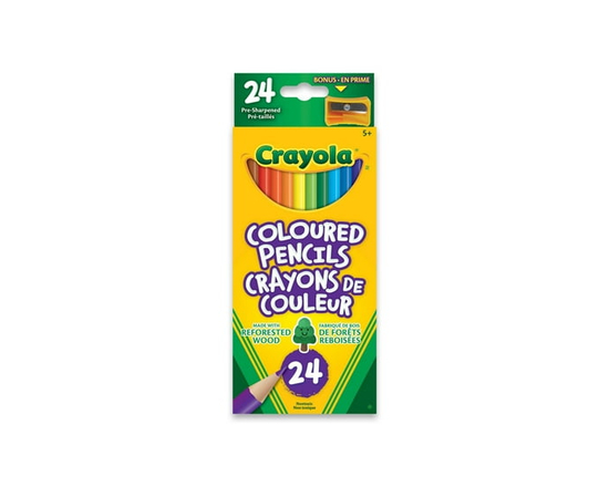 Crayola Coloured Pencils, 24 Count