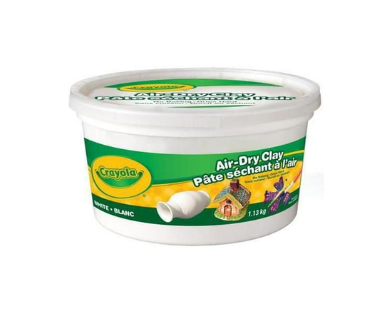 Crayola Air-Dry Clay, White - 1.13 kg