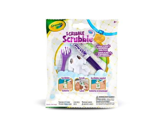Scribble Scrubbie Pets - 1 ct Bag